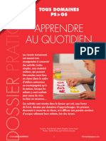 Fiche Pédagogique - Apprendre Au Quotidien