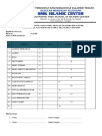 Daftar Hadir Siswa Ujian Semseter Tahun 20182019