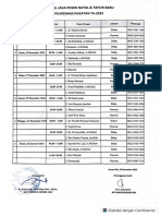 Jadwal Posko NaTaru 2023