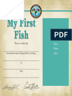 4CP My First Fish Certificate - Photo