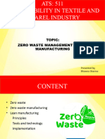 LEC. 11 Zero Waste and Lean Manufacturing