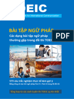 Bài tập ngữ pháp TOEIC - 20112023