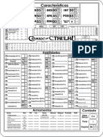 Ficha de Personagem Chamado de Cthulhu BASE Era Moderna 22