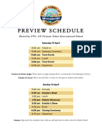 WSC Ho Chi Minh City Round Preview Schedule