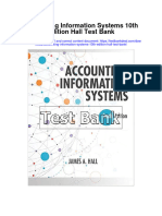 Instant Download Accounting Information Systems 10th Edition Hall Test Bank PDF Full Chapter