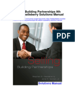 Instant download Selling Building Partnerships 9th Edition Castleberry Solutions Manual pdf full chapter