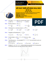 2. (Thầy NGUYỄN TIẾN ĐẠT) Đề phát triển đề minh hoạ 2023 - đề số 02