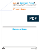 T e 1667818266 Proper Noun or Common Noun Activity Sheet - Ver - 1