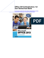Instant Download Microsoft Office 2013 Introductory 1st Edition Seriestest Bank PDF Full Chapter