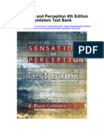 Instant download Sensation and Perception 9th Edition Goldstein Test Bank pdf full chapter