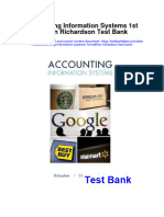 Instant Download Accounting Information Systems 1st Edition Richardson Test Bank PDF Full Chapter