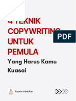 4 Teknik Copywriting Untuk Pemula