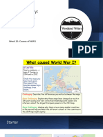 15.1 IGCSE History WW1 Week 15 Presentation