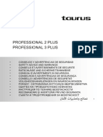 SAFETY MANUAL Taurus Professional 2 Plus Ver V Professional 3 Plus Ver V