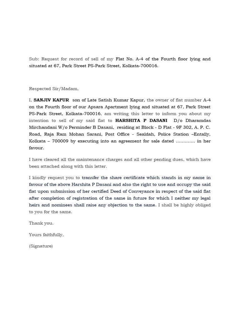 Letter of Information | PDF | Property Law | Government