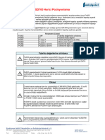 SD700 Harici Pozisyonlama PLC