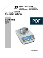 Kern Balances Portable PCB Manual