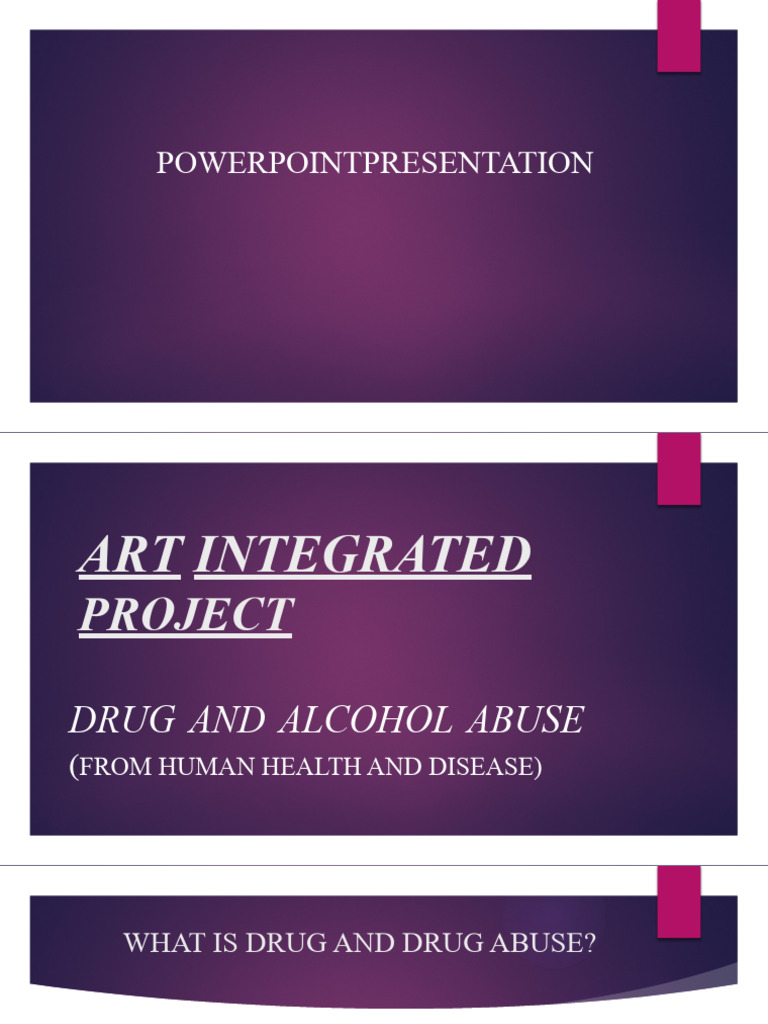 Alcohol and Drug Abuse 1. 1 | PDF | Psychoactive Drugs | Morphine
