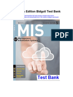 Instant download Mis 5 5th Edition Bidgoli Test Bank pdf full chapter