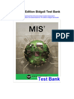 Instant download Mis 7th Edition Bidgoli Test Bank pdf full chapter