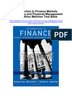 Instant Download Introduction To Finance Markets Investments and Financial Management 14th Edition Melicher Test Bank PDF Full Chapter