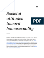 Societal Attitudes Toward Homosexuality - Wikipedia