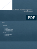 Chapitre Les Caractéristiques de Dispersion