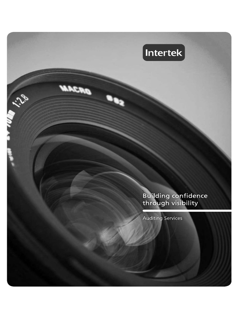 Brochure - Intertek - Auditing | PDF