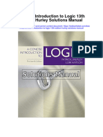 Instant download Concise Introduction to Logic 13th Edition Hurley Solutions Manual pdf full chapter