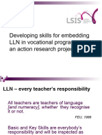 4.41 Developing Skills For Embedding LLN in Vocational Programmes PowerPoint BC