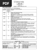 Syllabus Class - X