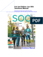 Instant Download Soc 2014 3rd Edition Jon Witt Solutions Manual PDF Full Chapter