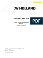 Manual Instrucciones New Holland E40.2SR - E50.2SR