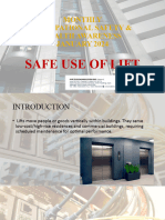 Safe Use of Lift