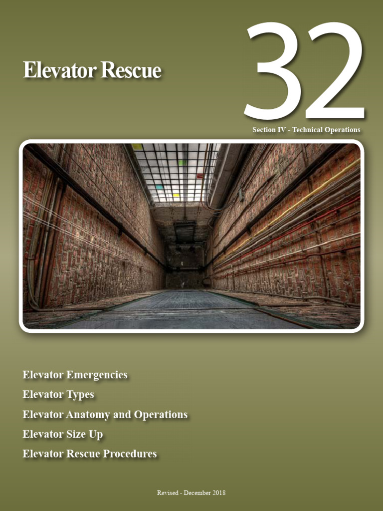Elevator Rescue | PDF