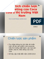 Phân tích chiến lược marketing của Coca cola