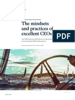 The Mindsets and Practices of Excellent