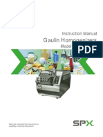 Manual Gaulin Homogenizers 803 804 805 899843 US