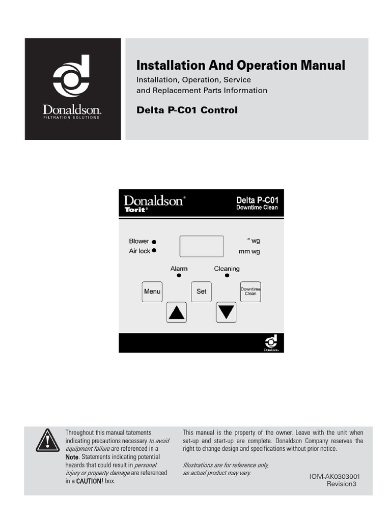 Delta P-C01 Control Manual | PDF | Manufactured Goods | Equipment