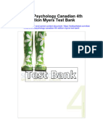 Instant Download Social Psychology Canadian 4th Edition Myers Test Bank PDF Full Chapter