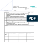 Concrete Placement Checklist