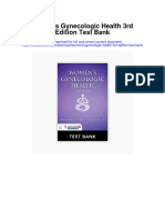 Instant Download Womens Gynecologic Health 3rd Edition Test Bank PDF Scribd