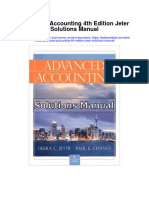 Instant Download Advanced Accounting 4th Edition Jeter Solutions Manual PDF Full Chapter