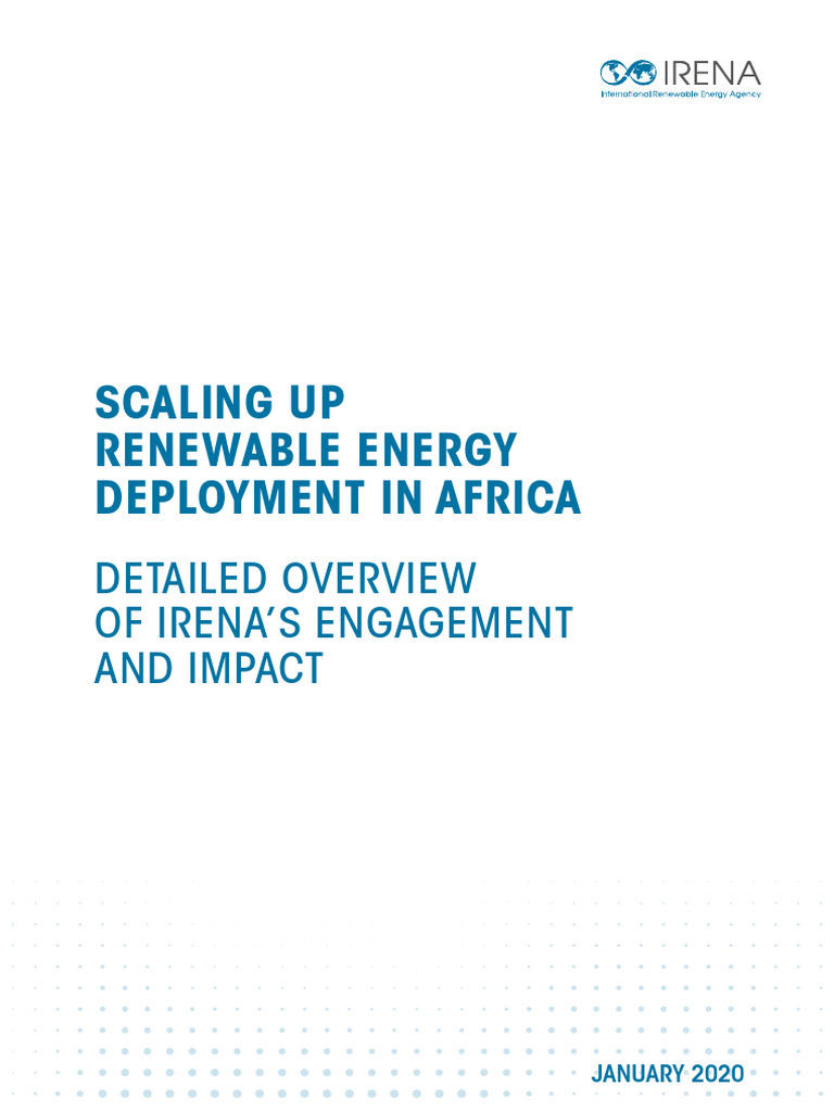 IRENA Africa Impact Report 2020 | PDF | Renewable Energy | Sustainable ...
