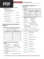 Ejercicios Repaso Ingles