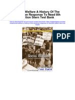 Instant Download Social Welfare A History of The American Response To Need 8th Edition Stern Test Bank PDF Full Chapter