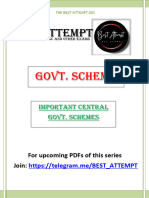 Important Govt. Schemes by Best Attempt