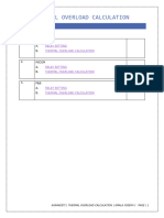 Thermal Overload Calculation of Relays