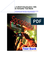 Instant Download Sociology A Brief Introduction 10th Edition Schaefer Test Bank PDF Full Chapter