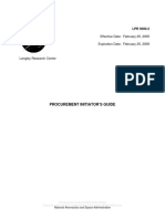 LPR 5000.2 Procurement Initiator's Guide